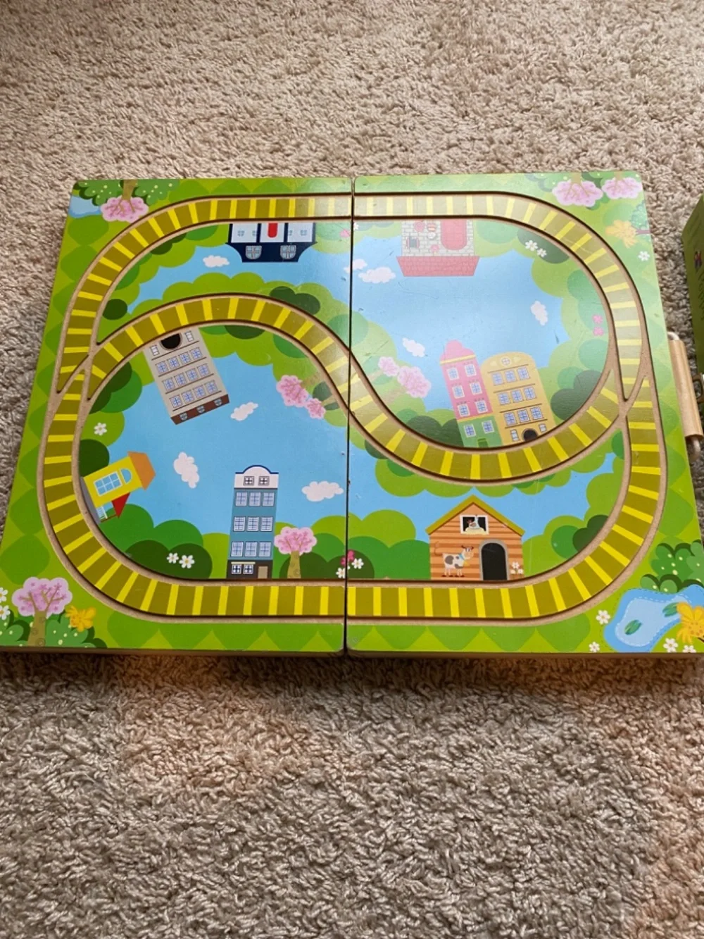 Carry Along train track and train book